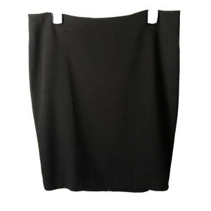 Women Ellen Tracy Black Pencil Skirt Size 8